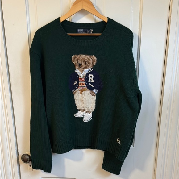 Polo Ralph Lauren // Preppy Bear Pullover Sweater - Picture 5 of 11